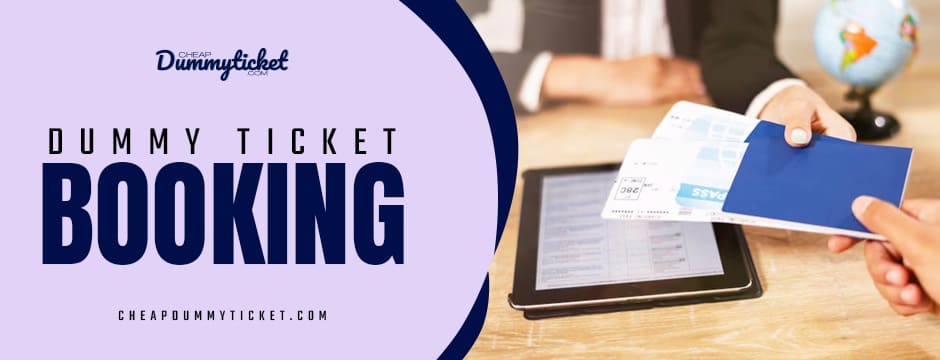 dummy ticket booking