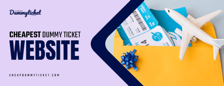 cheapest dummy ticket website