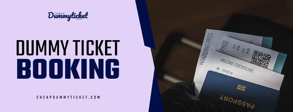 dummy ticket booking