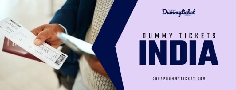 Dummy Tickets India