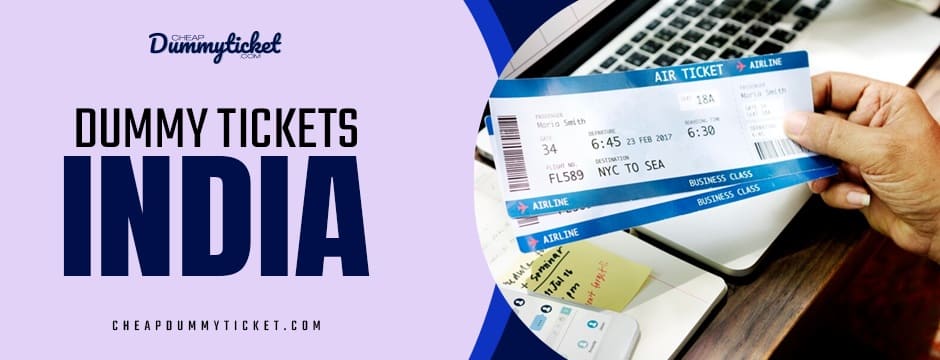 dummy ticket india