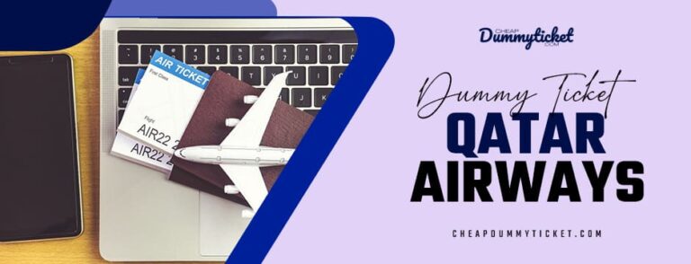 cheap dummy ticket qatar airways