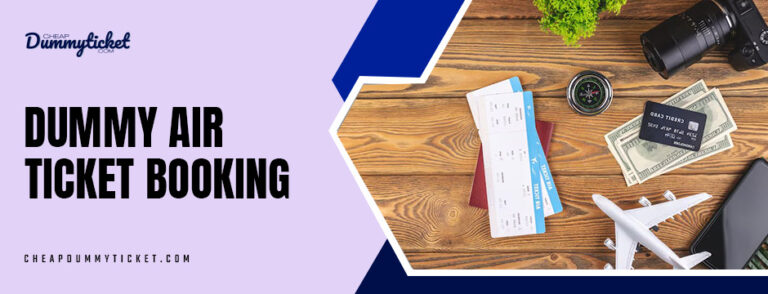 Dummy Air Ticket Booking