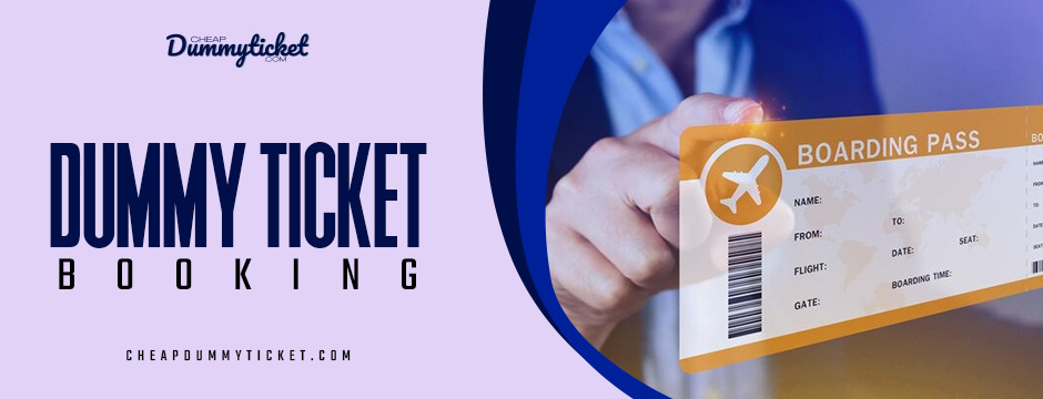 dummy ticket booking