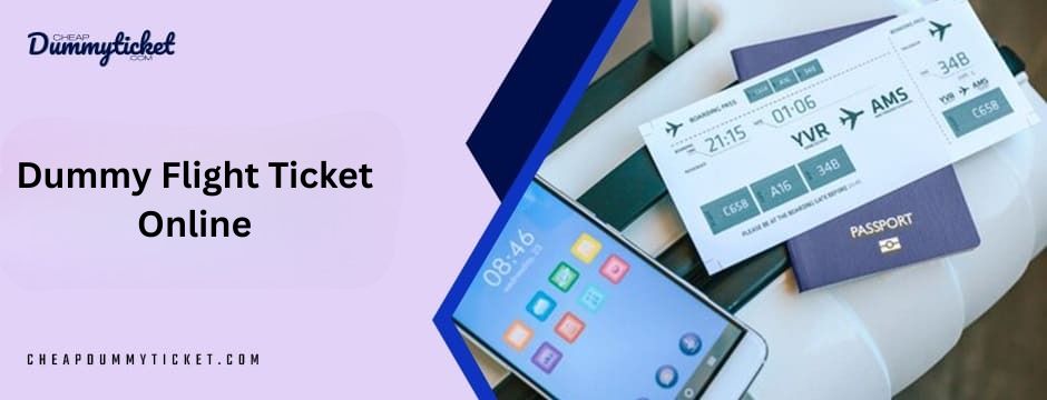 Dummy Flight Ticket Online