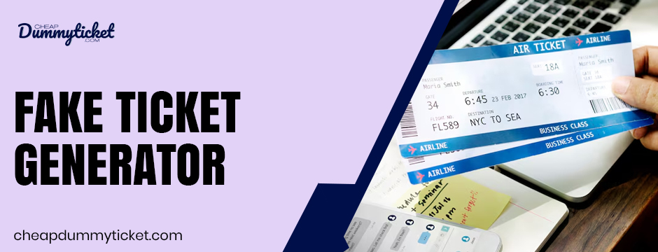 Fake ticket generator