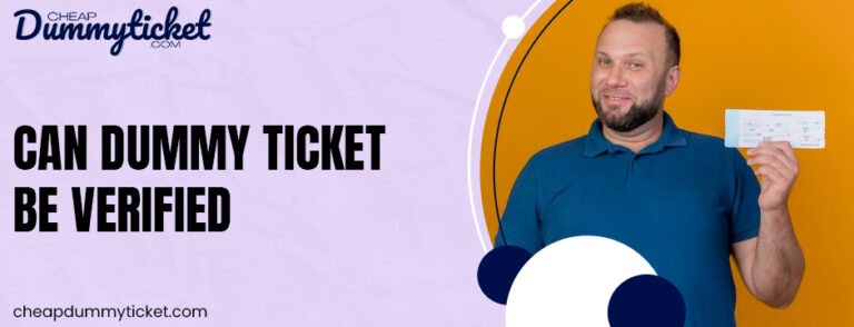 Can Dummy Ticket Be Verified