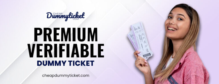 premium verifiable dummy ticket