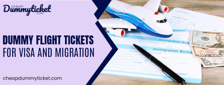 Dummy Flight Ticket