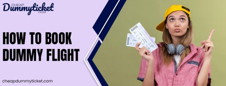 how to Book Dummy Flight
