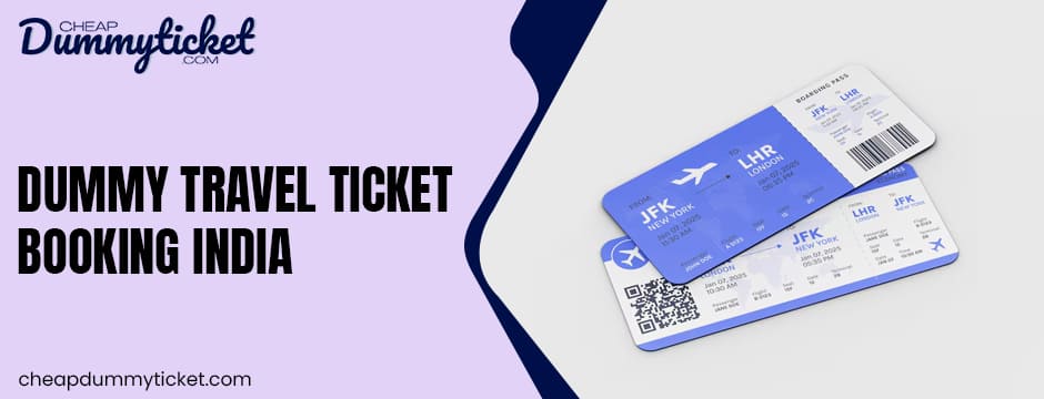 Dummy Travel Ticket Booking India