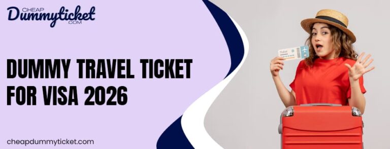 Dummy Travel Ticket For Visa 2026