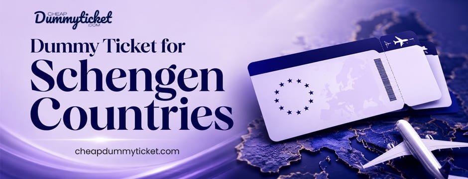Dummy Ticket for Schengen Countries