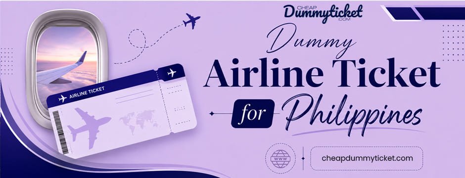 Dummy Airline Ticket for Philippines