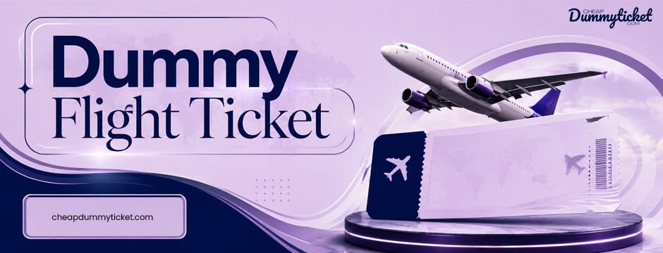 Dummy Flight Ticket