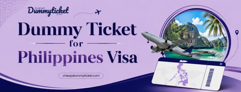 Dummy Ticket for Philippines Visa