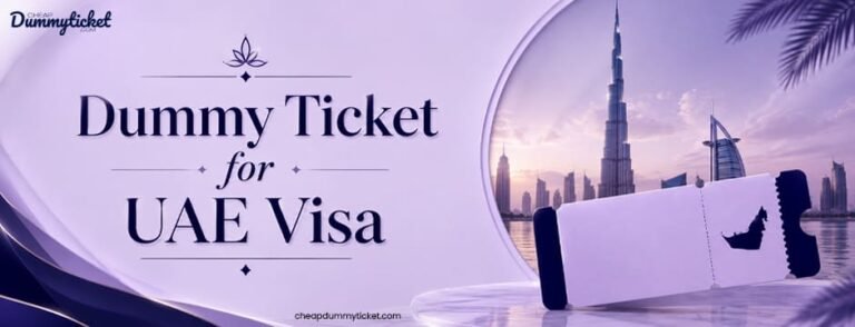 Dummy Ticket for UAE Visa