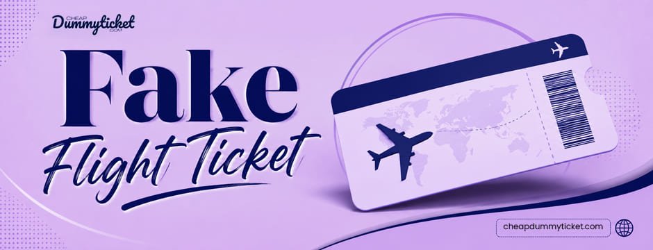 Fake Flight Ticket