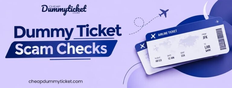 Dummy Ticket Scam Checks