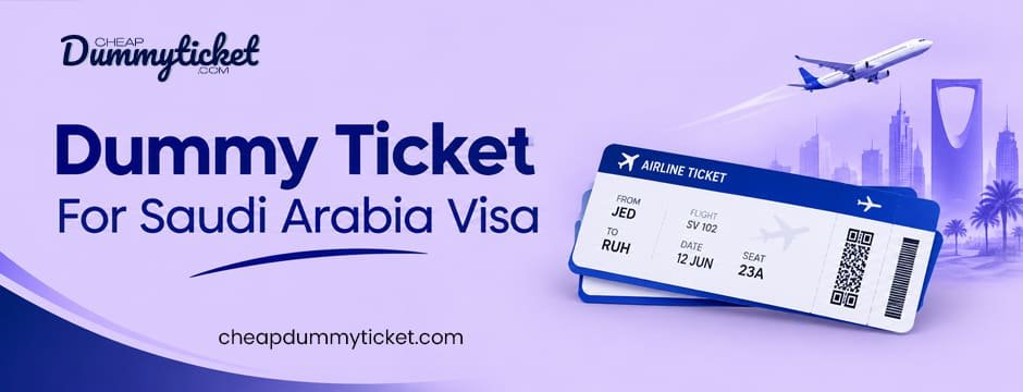 Dummy Ticket for Saudi Arabia
