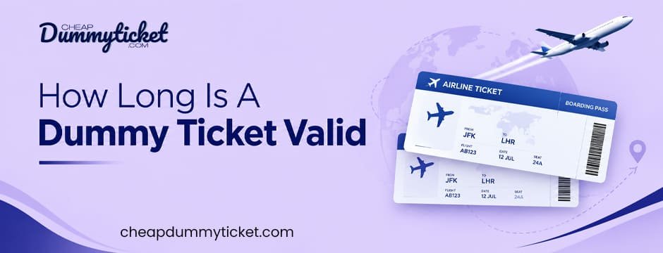 How Long is a Dummy Ticket Valid