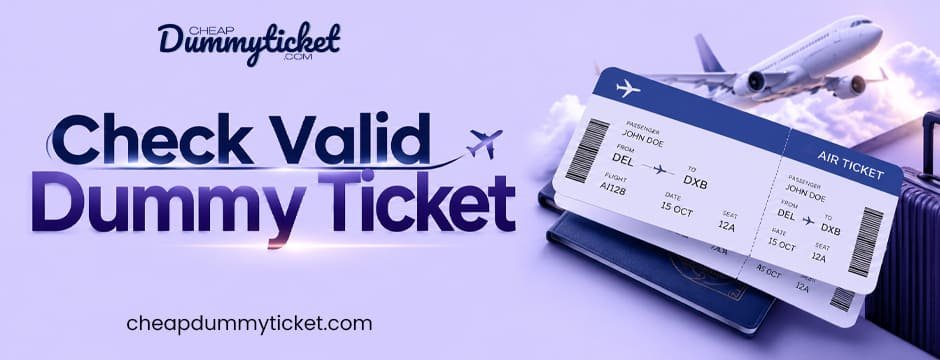 check valid dummy ticket