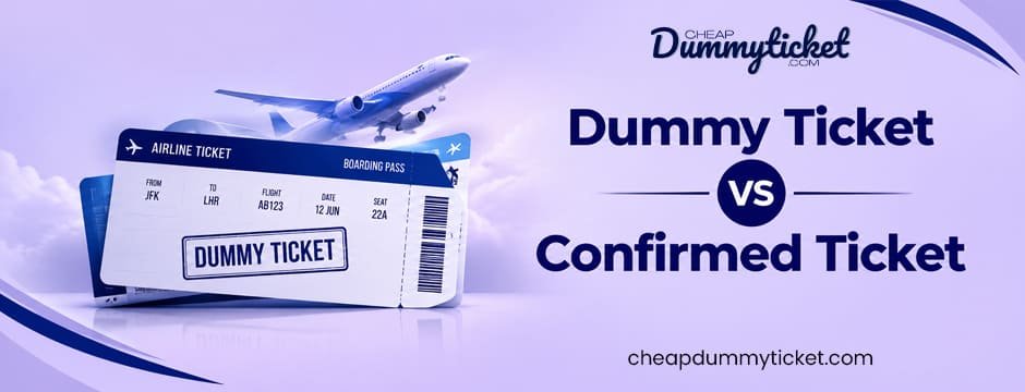 confirmed ticket vs dummy ticket