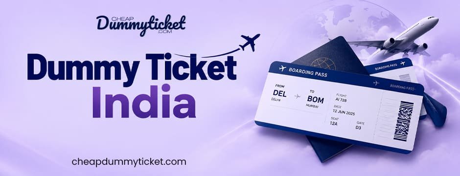 dummy ticket India