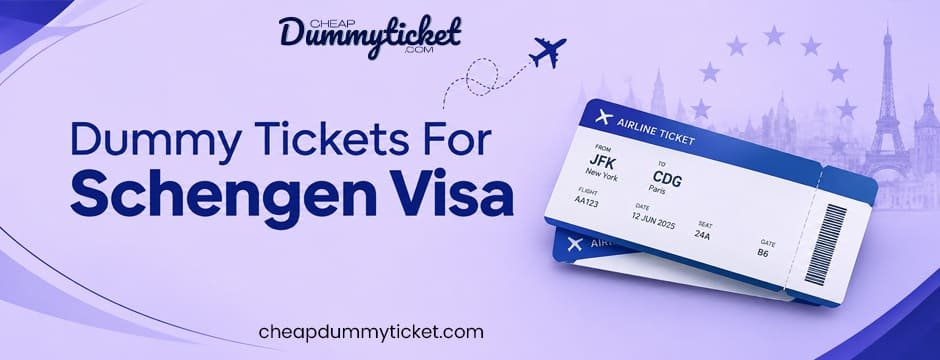 dummy tickets for Schengen visa